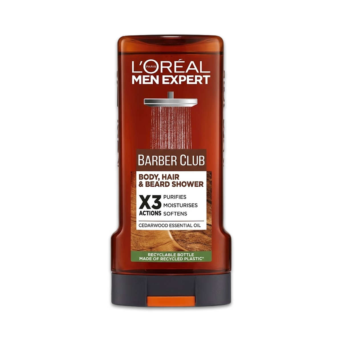 L’ORÉAL MEN EXPERT – GEL DOUCHE CORPS, CHEVEUX & BARBE BARBER CLUB