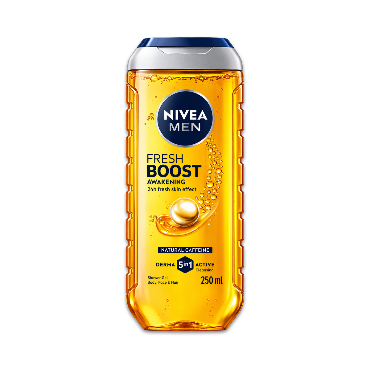 NIVEA MEN – FRESH BOOST AWAKENING GEL DOUCHE 5-EN-1 250 ML
