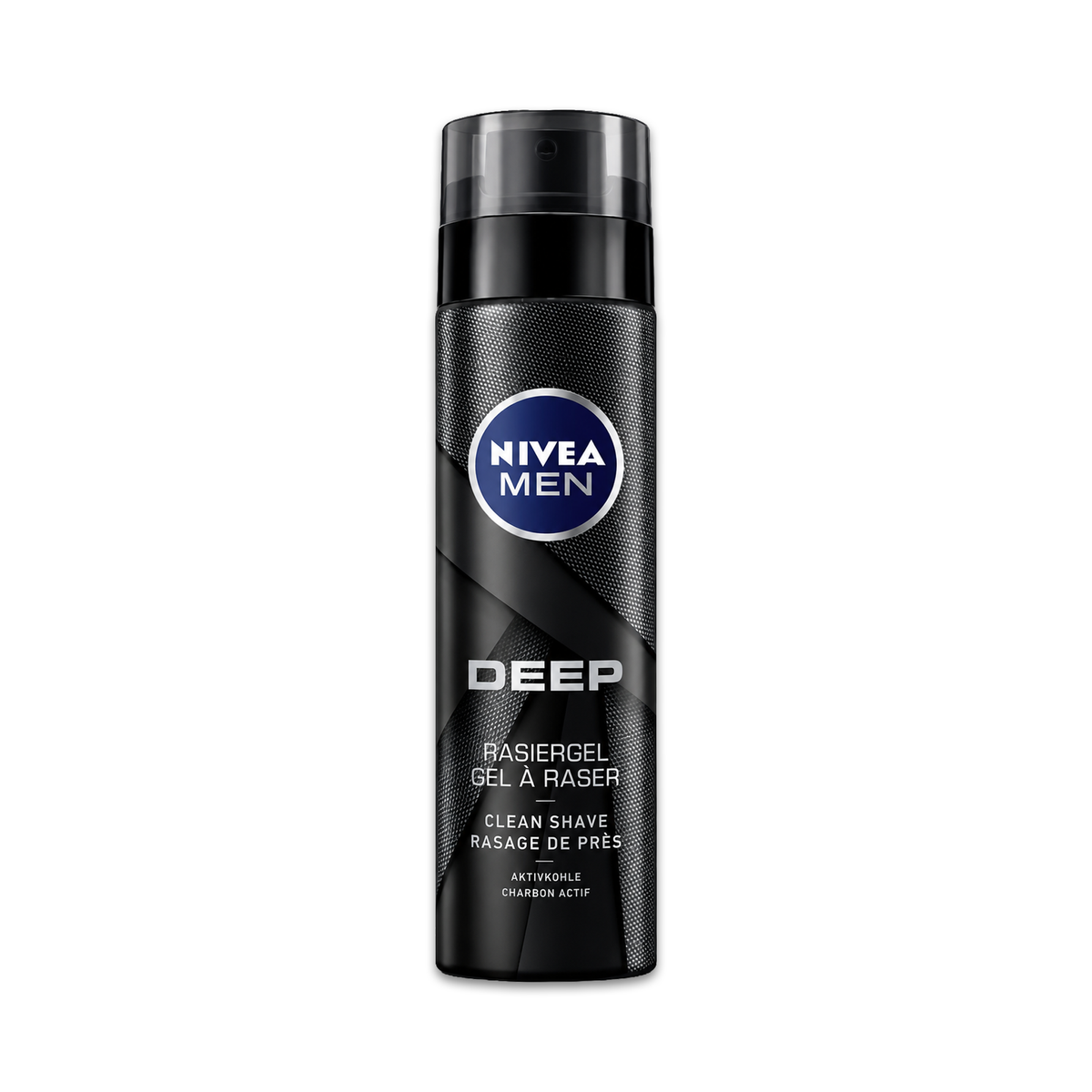NIVEA MEN – GEL À RASER DEEP CLEAN SHAVE AU CHARBON ACTIF 200 ML