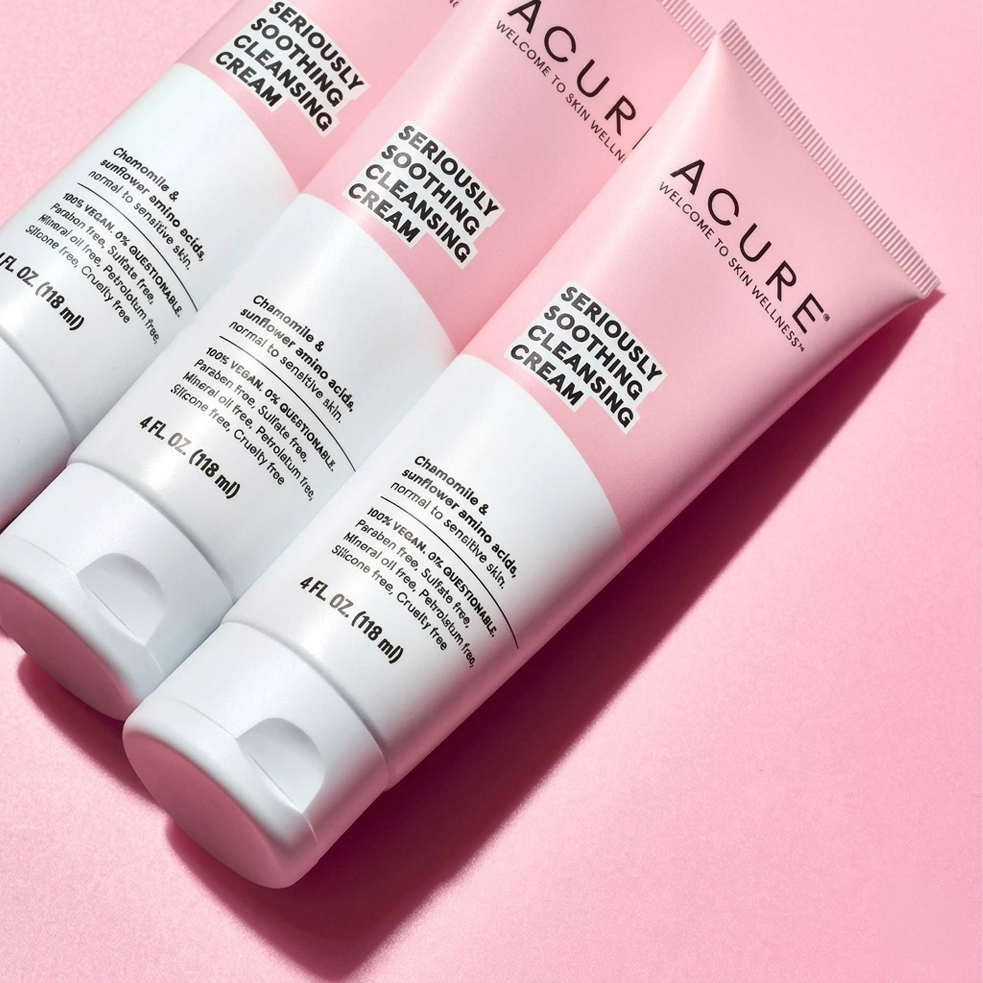 Acure Seriously Soothing Cleansing Cream ( Peau sensible & sèche )