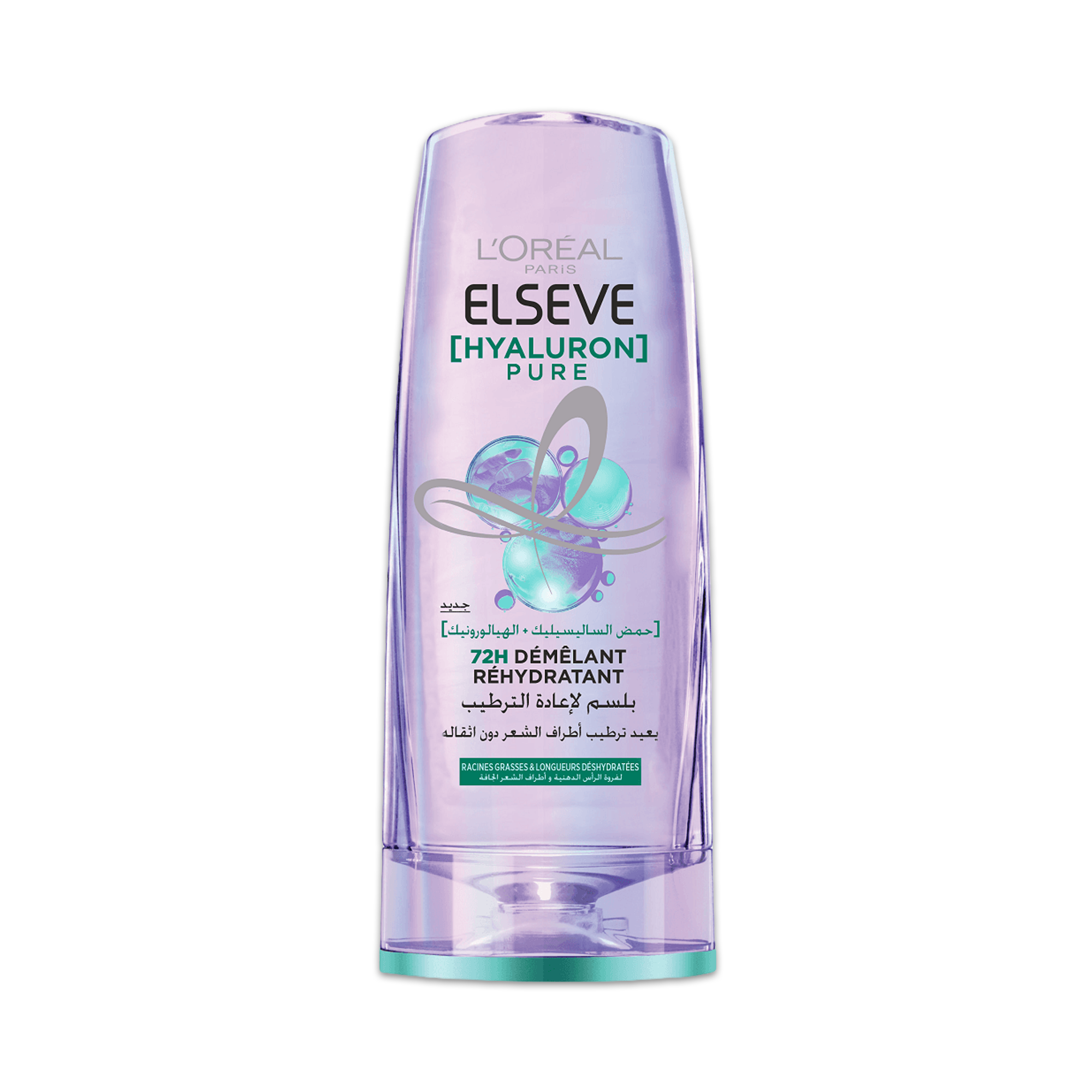 L'Oréal Paris – Elseve Hyaluron Pure Après-Shampooing Démêlant Réhydratant 72H (200 ml)