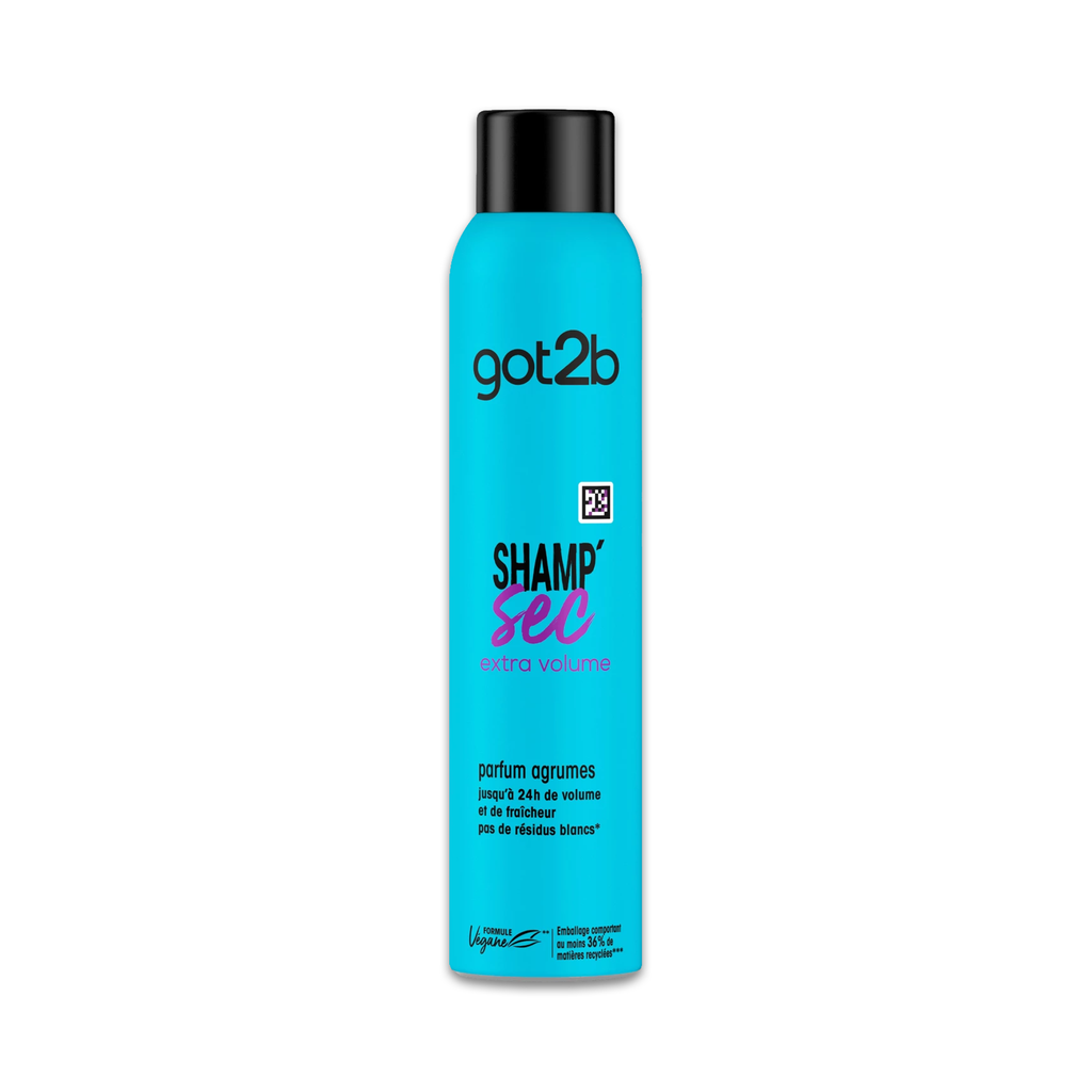 got2b Shampooing Sec Volume Extra – Cheveux Frais & Volume Instantané
