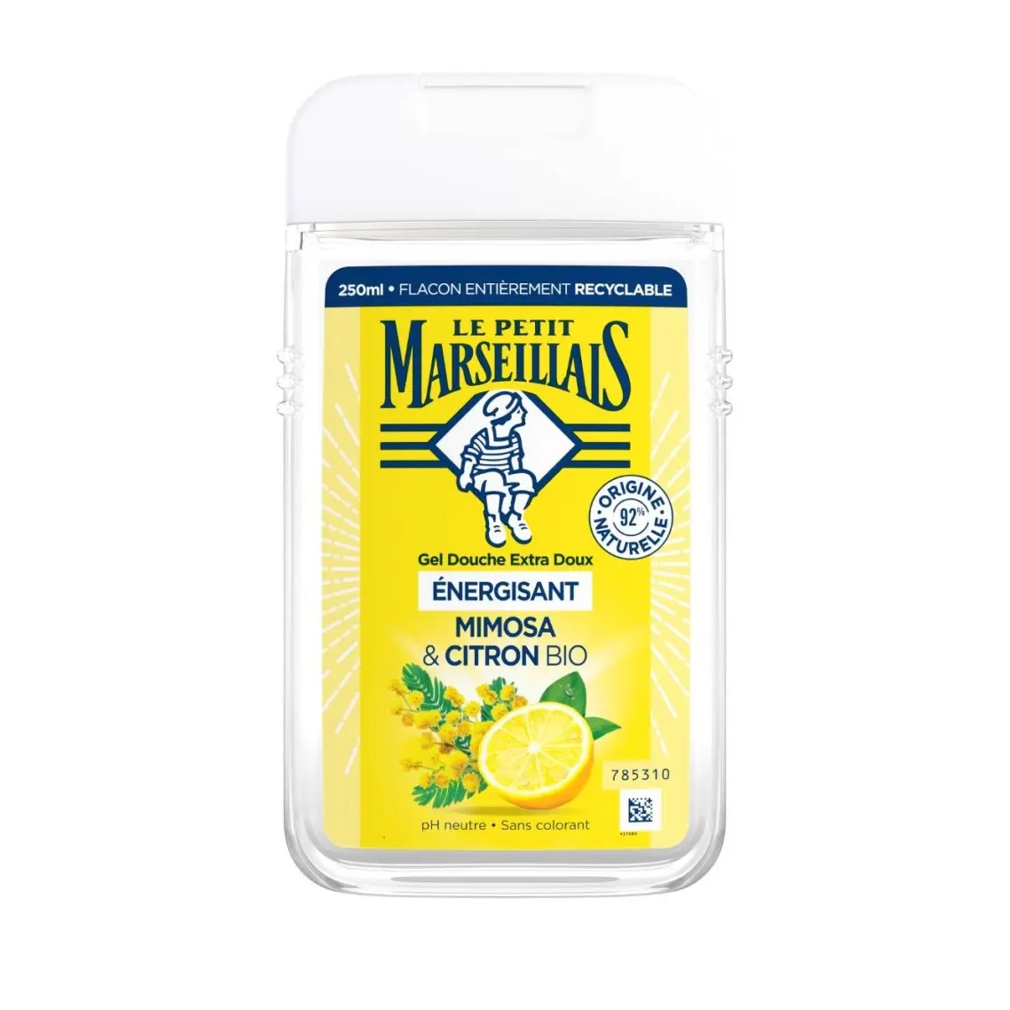 Le Petit Marseillais Gel Douche Extra Doux Énergisant Mimosa & Citron BIO – 250ml