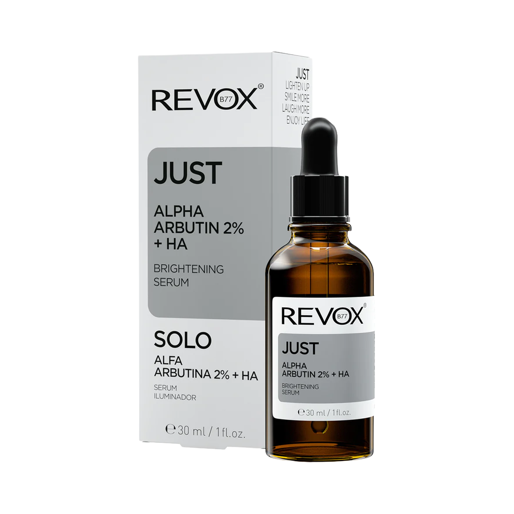 REVOX B77 JUST Alpha Arbutin 2% + HA – Sérum Anti-Taches & Éclat