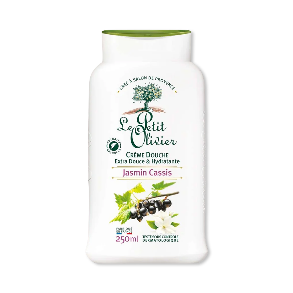 Le Petit Olivier – Crème Douche Extra Douce & Hydratante Jasmin & Cassis (250 ml)