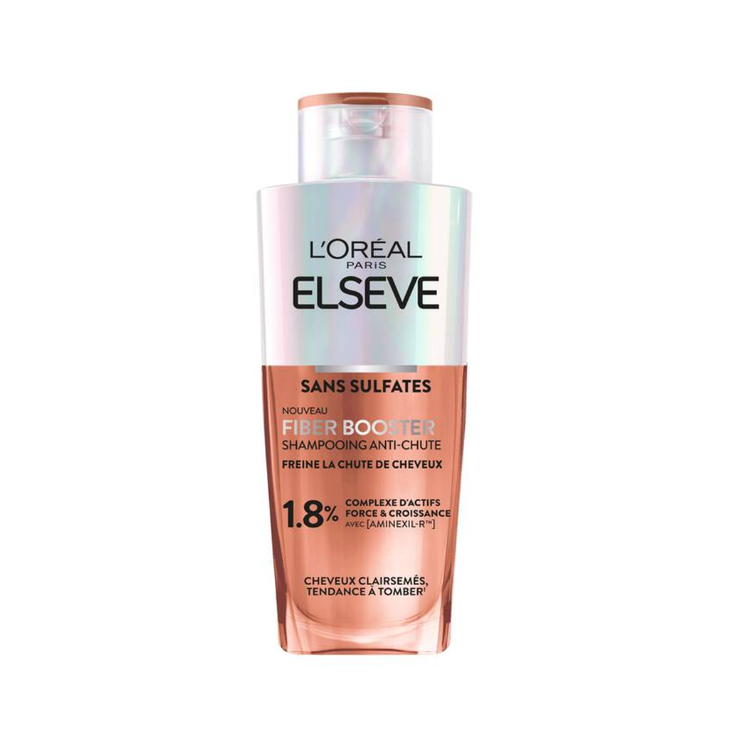 Elseve Fiber Booster Shampooing Sans Sulfates Anti-Chute Enrichi en AMINEXIL-R™