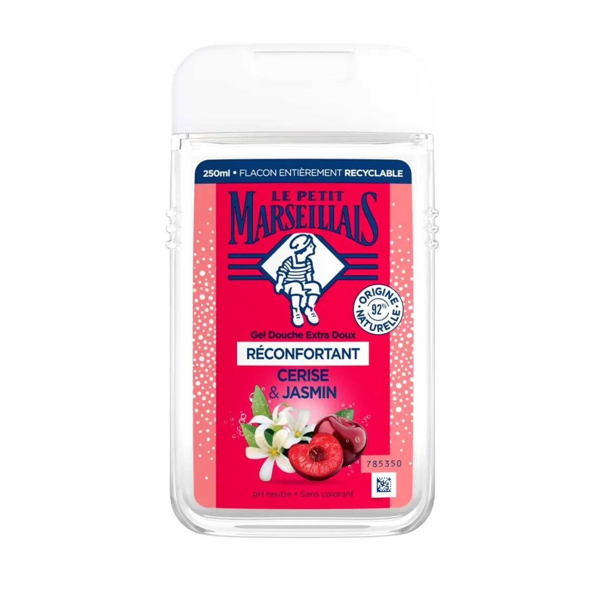 Le Petit Marseillais Gel Douche Extra Doux Réconfortant Cerise & Jasmin – 250ml