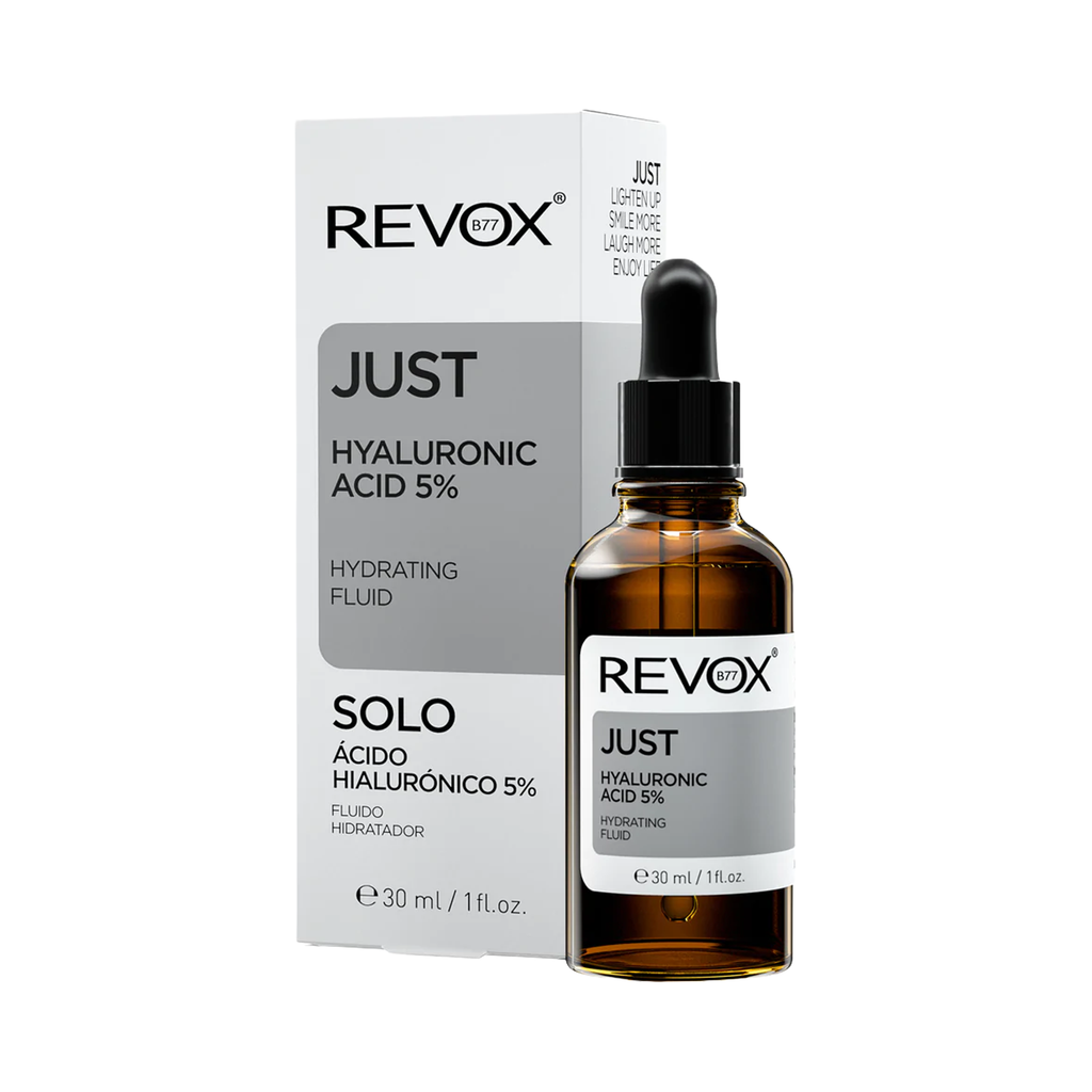 REVOX B77 JUST Hyaluronic Acid 5% – Sérum Hydratant & Repulpant