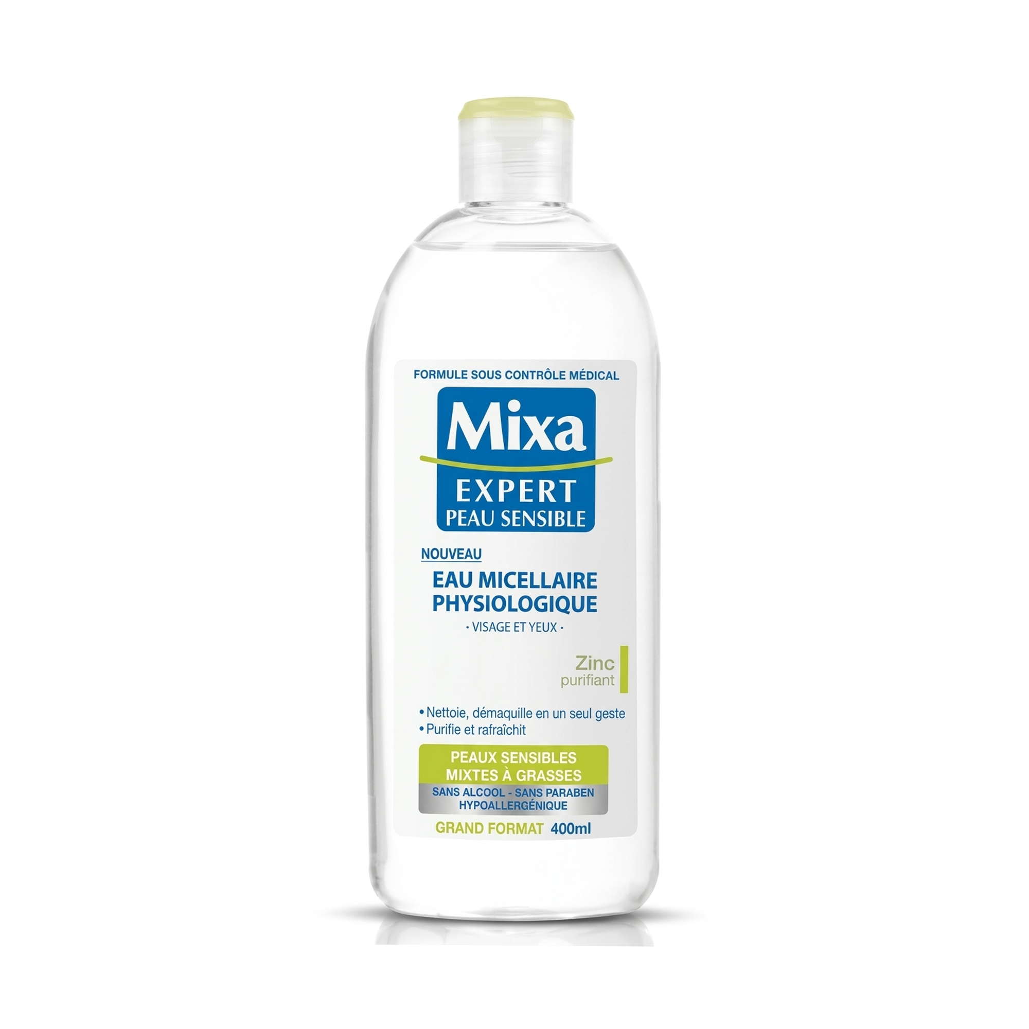 Mixa Eau Micellaire Physiologique - Peaux Mixtes à Grasses