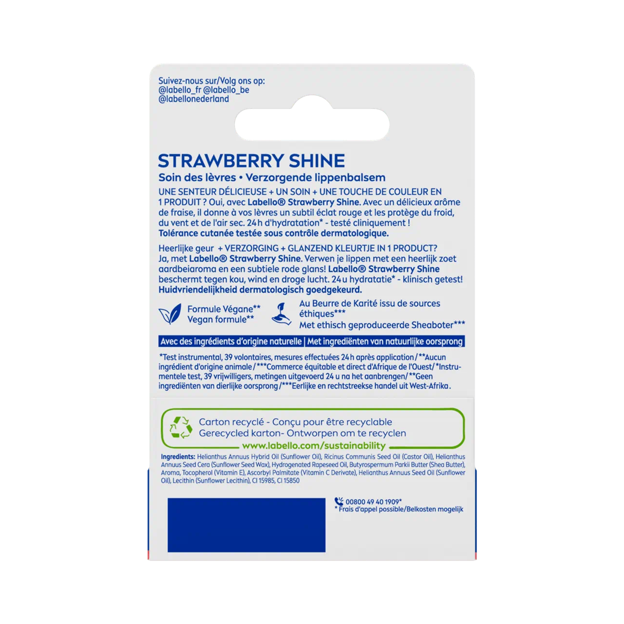 Labello STICK LÈVRES HYDRATANT FRAISE