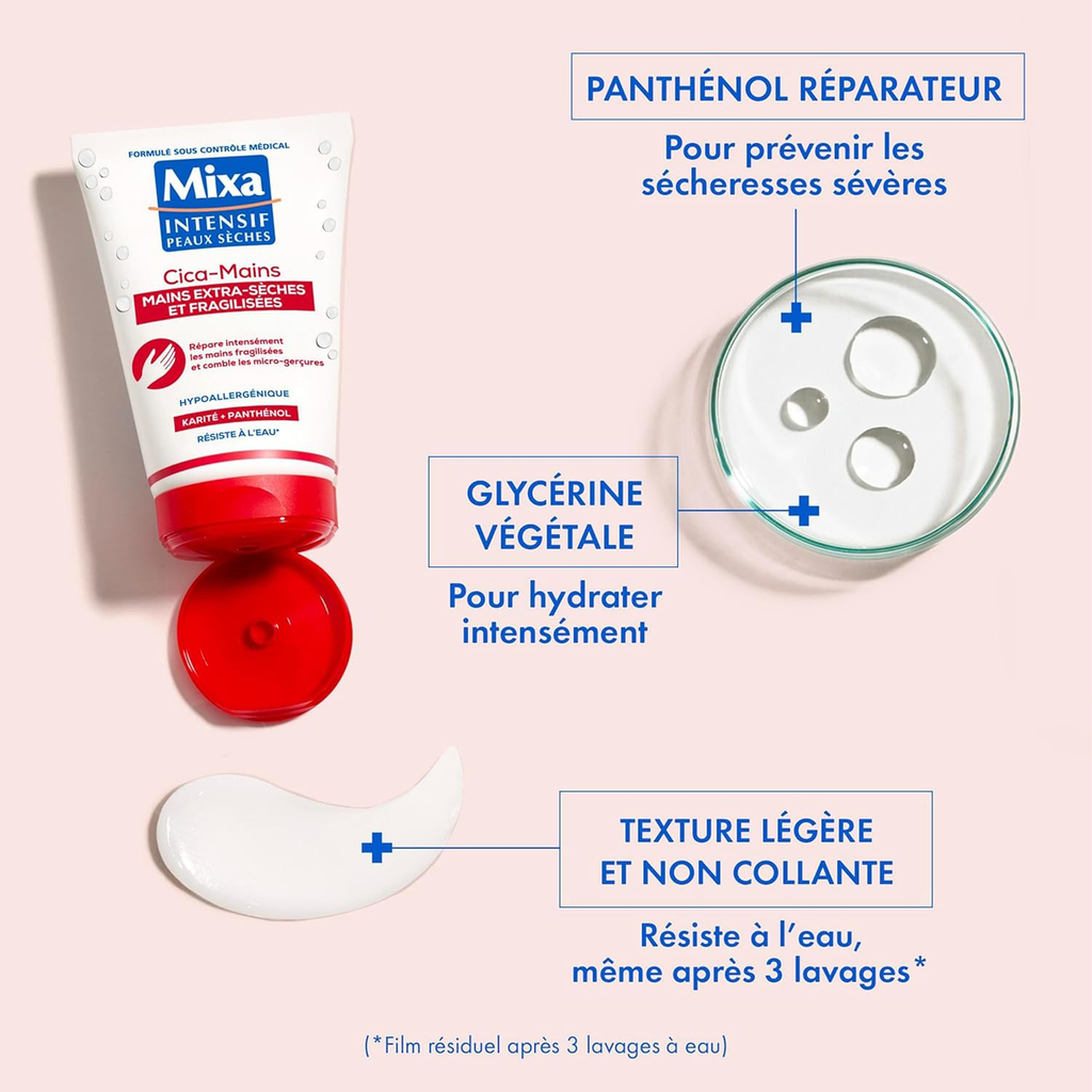 Mixa Cica-Mains Crème Mains Réparatrice Intense