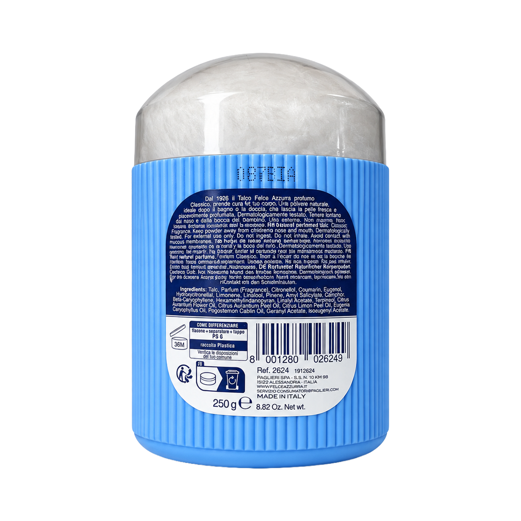 FELCE AZZURRA – TALCO CLASSICO - Talc classique 250 G