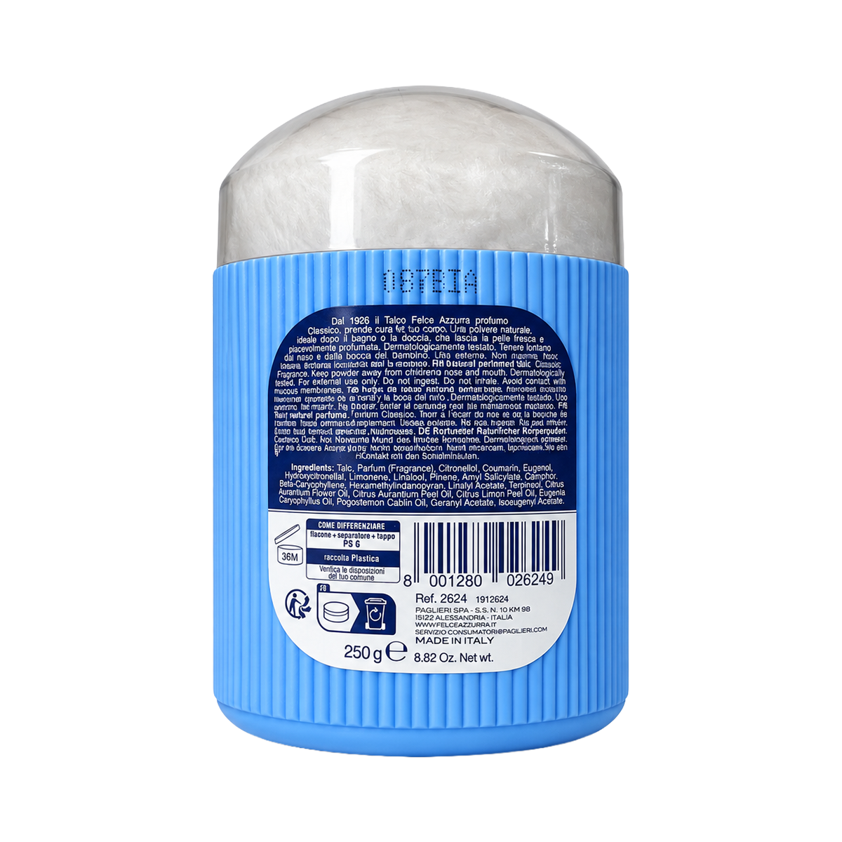 FELCE AZZURRA – TALCO CLASSICO - Talc classique 250 G
