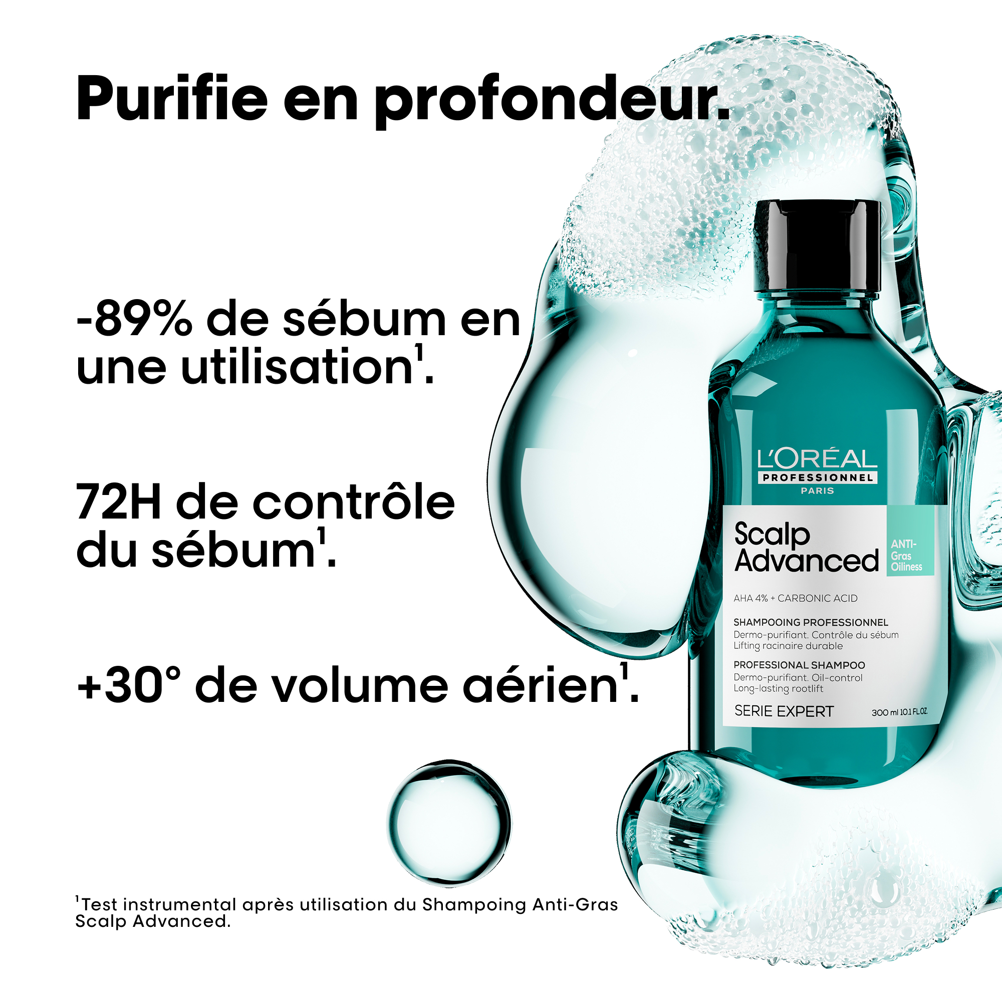 Scalp Advanced - Shampoing dermo-purifiant Anti-gras ( 300ml )