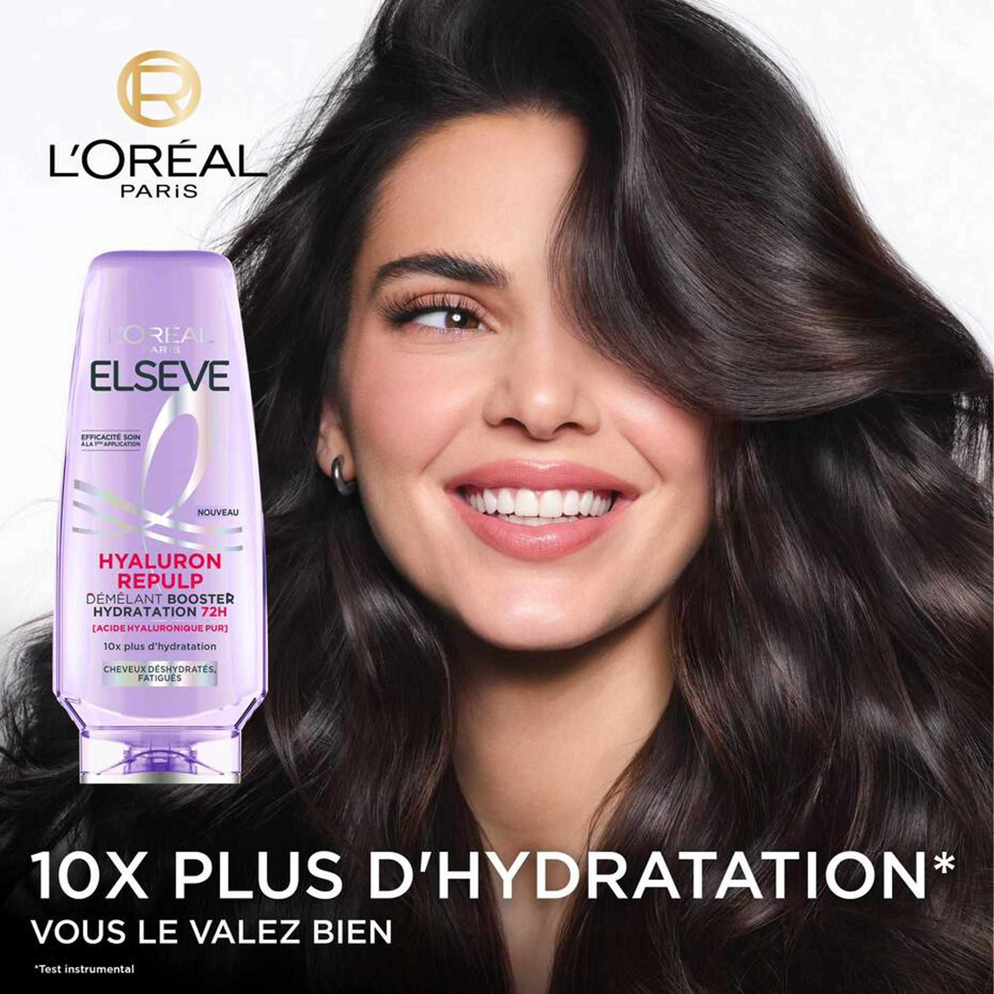 L'Oréal Paris – Elseve Hyaluron Repulp Démêlant Booster Hydratation 72H (200 ml)