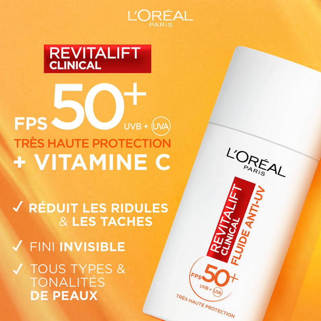 Revitalift Clinical Vitamine C Fluide FPS 50+ By L'Oréal Paris ( 50ml )