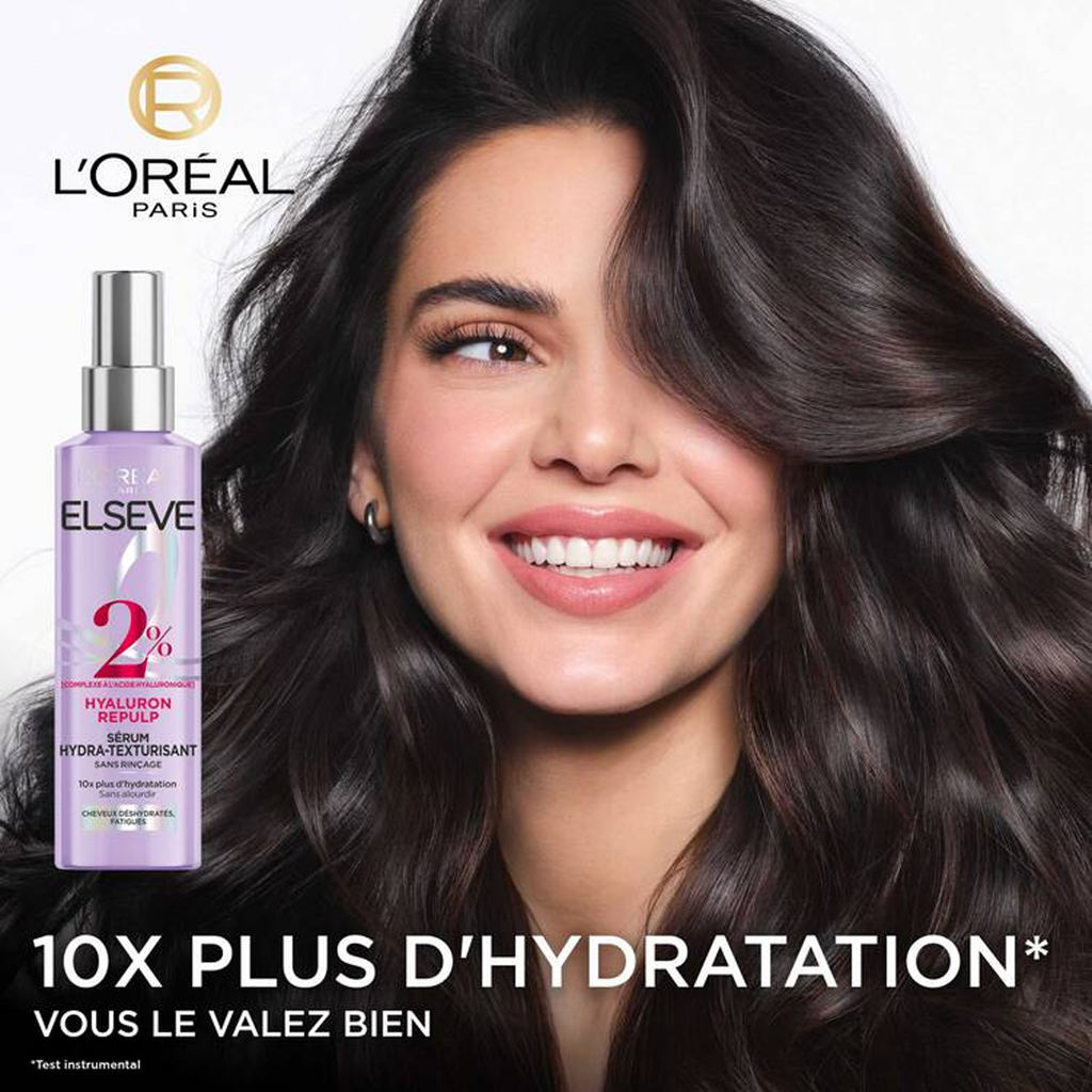 Elsève Hyaluron Repulp Sérum Hydra-Texturisant pour Cheveux Déshydratés