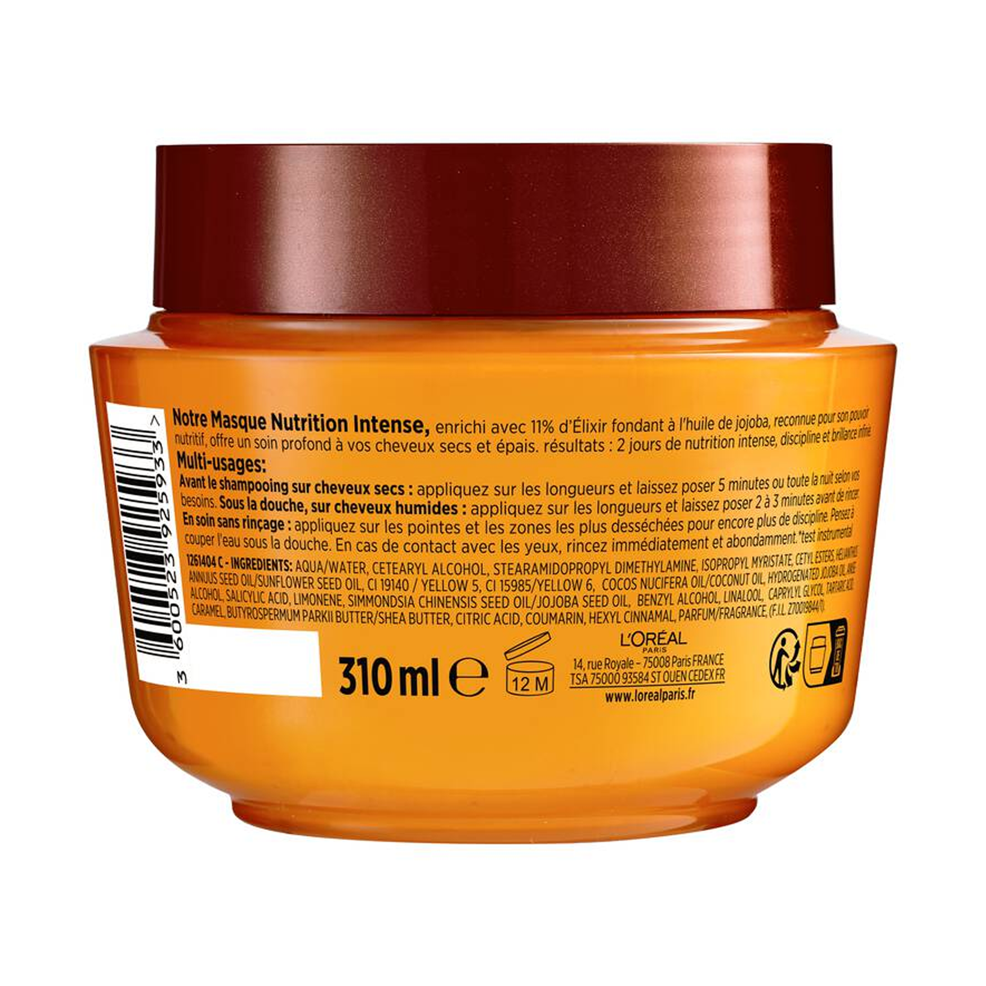 Elseve Huile Extraordinaire Jojoba Masque Nutrition Intense