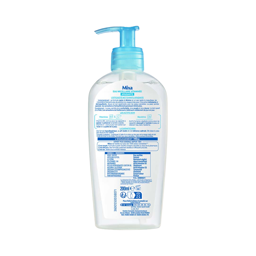 Mixa Eau Micellaire Apaisante Vitaminée (200 ml)