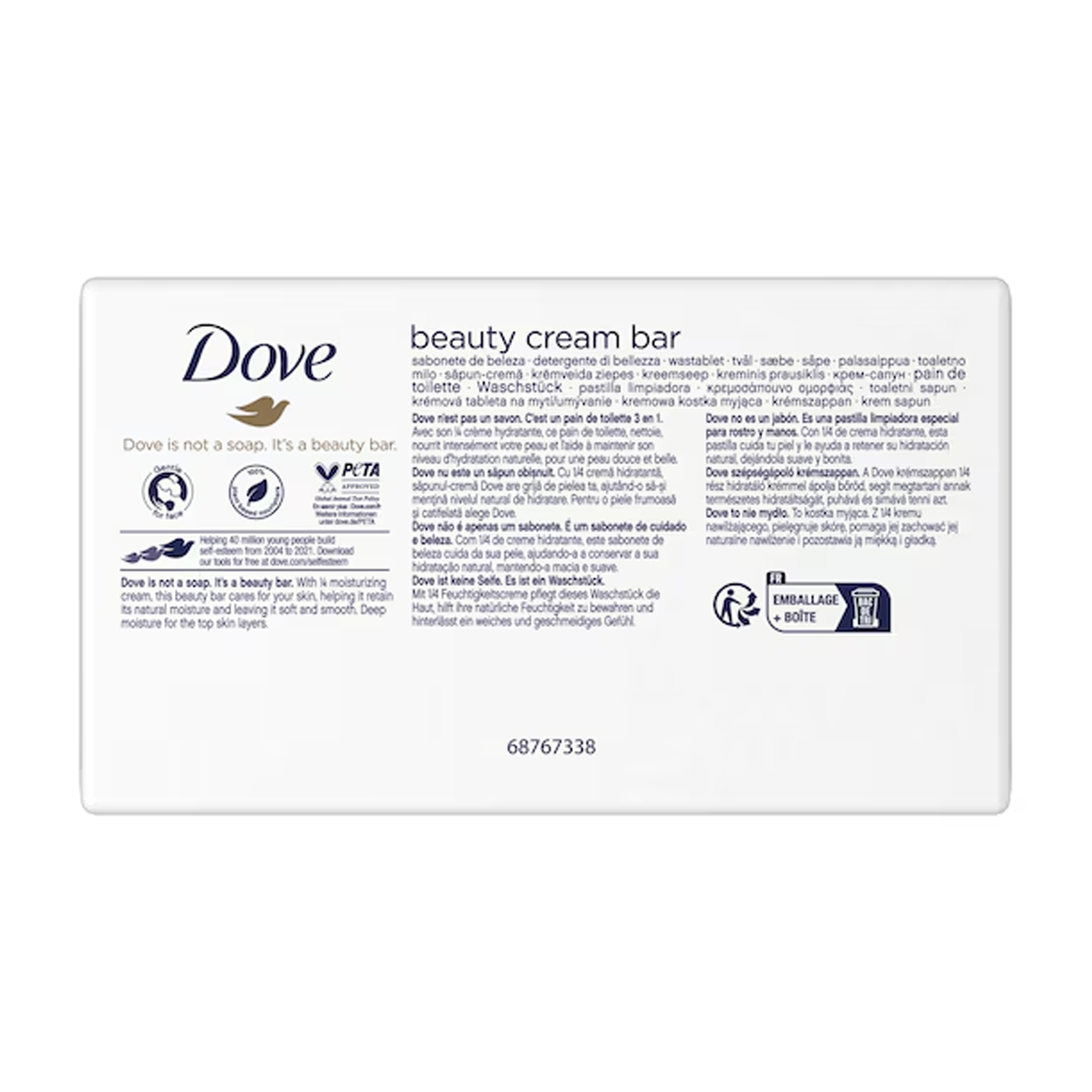 Dove savon beauté Original 4x90g