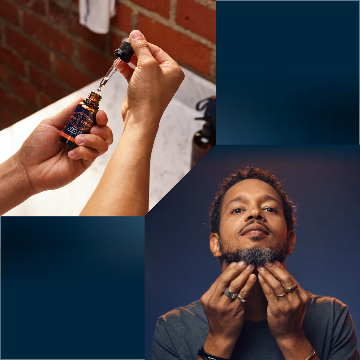 Gillette Huile à barbe King C.  (30ml)