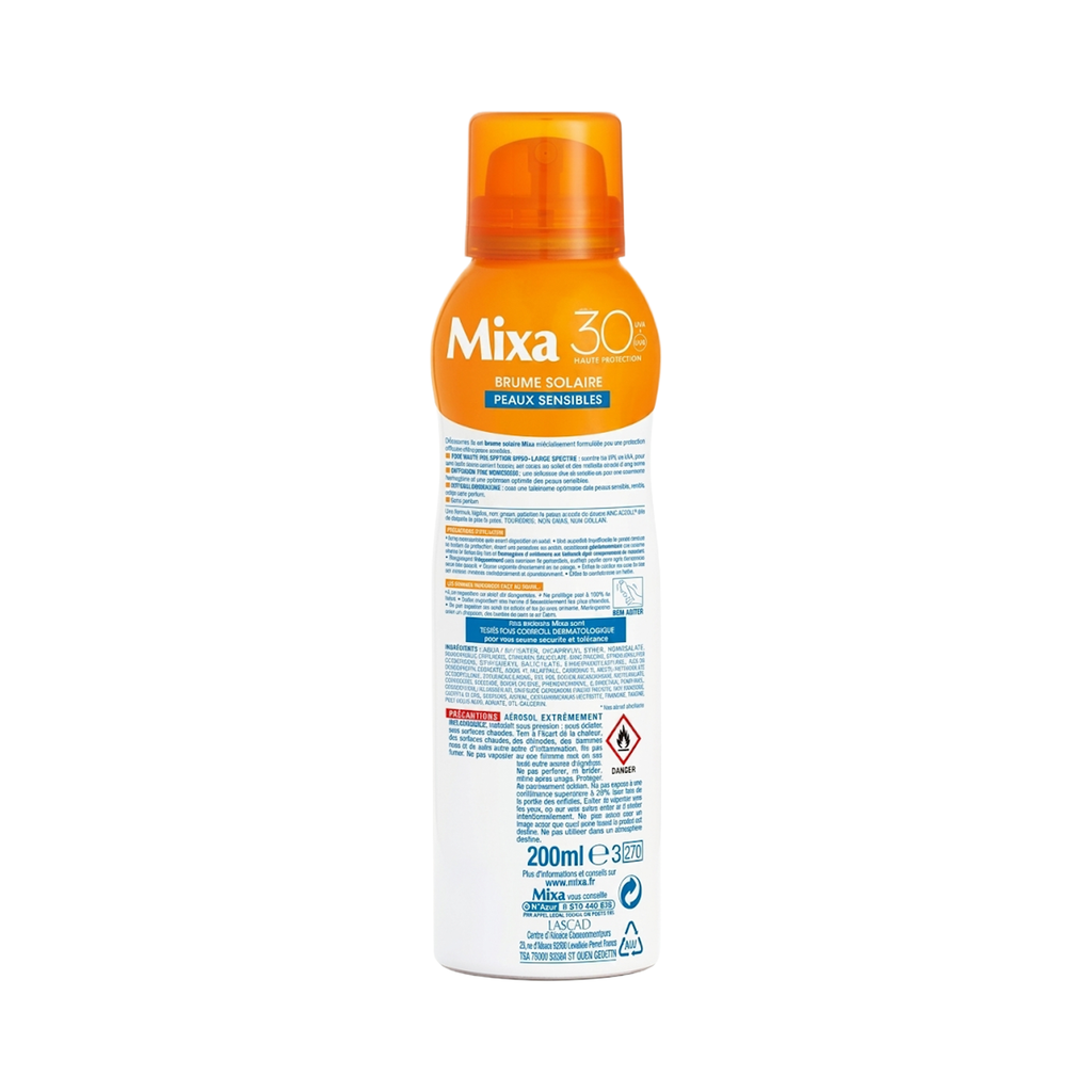 Mixa – Solaire Sensitive Skin Brume Solaire SPF30 (200 ml)