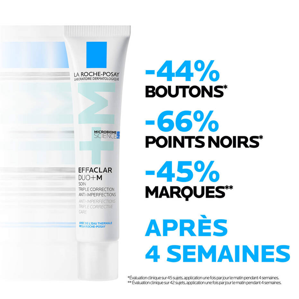 La Roche-Posay – Effaclar Duo(+) M Soin Triple Correcteur Anti-Imperfections (40 ml)