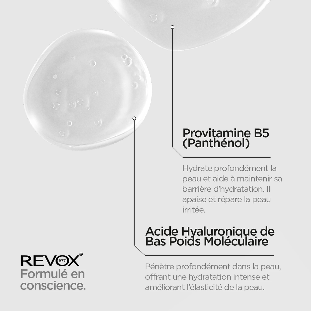 REVOX B77 JUST Hyaluronic Acid 5% – Sérum Hydratant & Repulpant