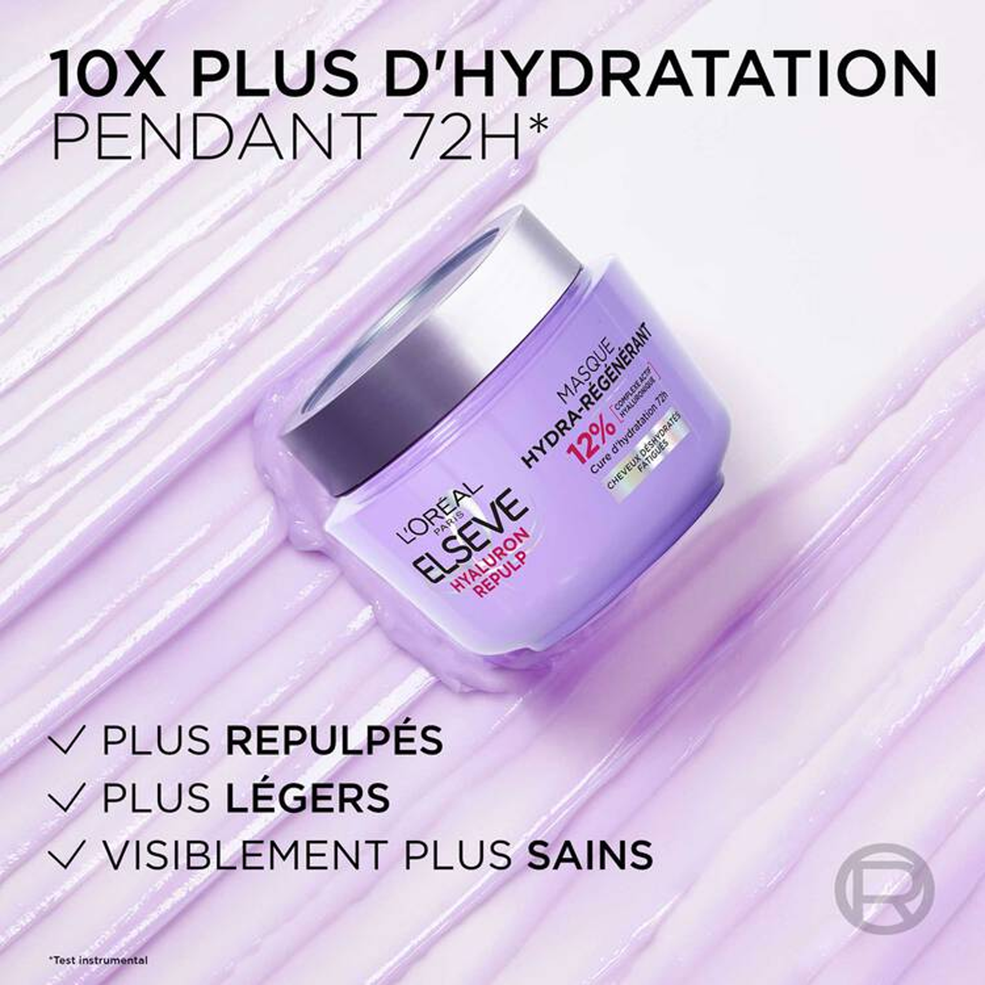 Elseve Hyaluron Repulp Masque Hydra-Régénérant pour Cheveux Déshydratés