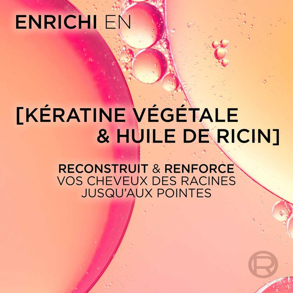 Elseve Dream Long Shampooing Reconstructeur enrichi en Kératine Végétale et Huile de Ricin