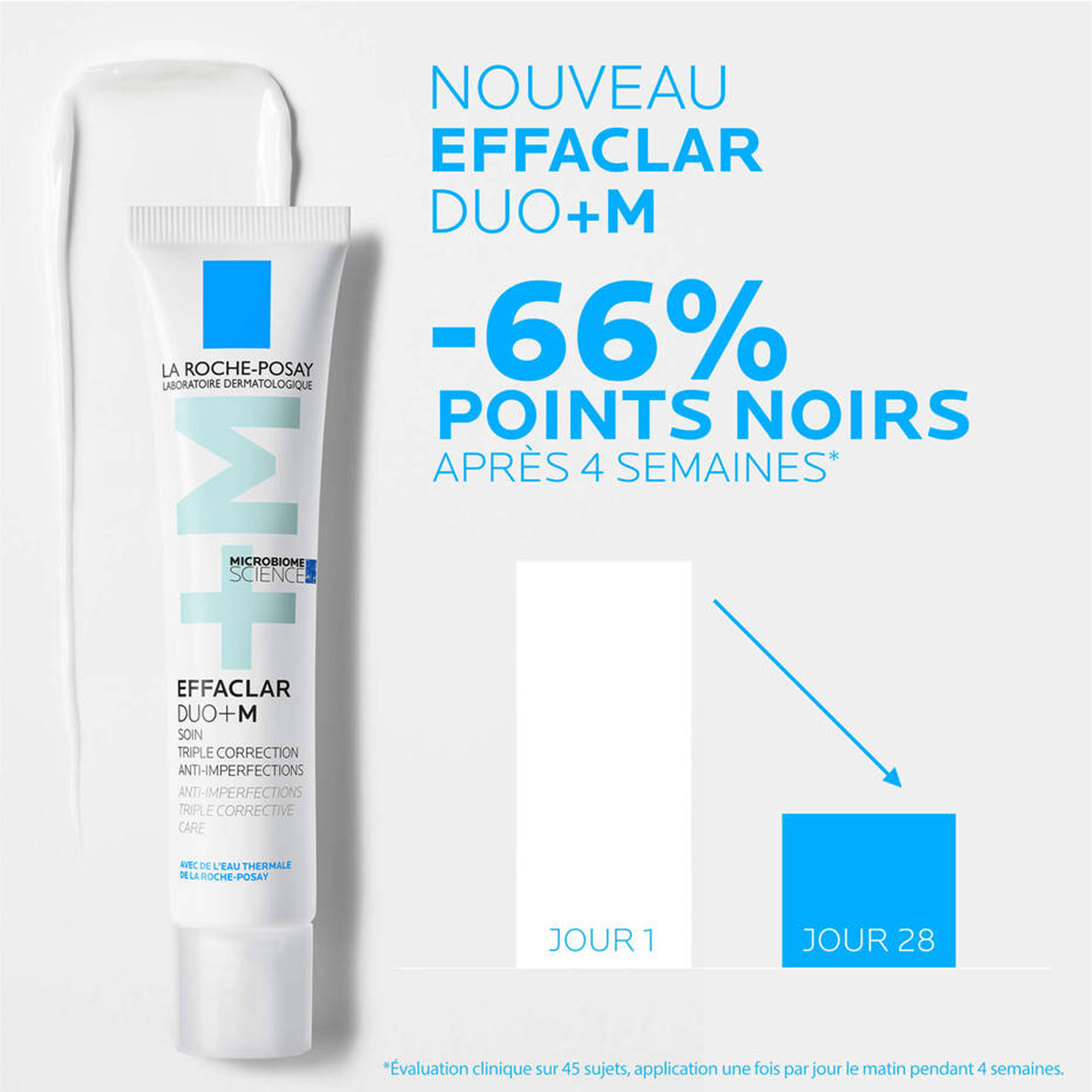 La Roche-Posay – Effaclar Duo(+) M Soin Triple Correcteur Anti-Imperfections (40 ml)