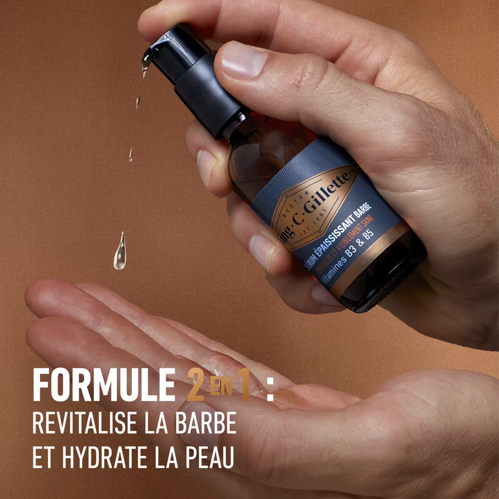 KING C. GILLETTE – SÉRUM ÉPAISSISSANT BARBE 50 ML