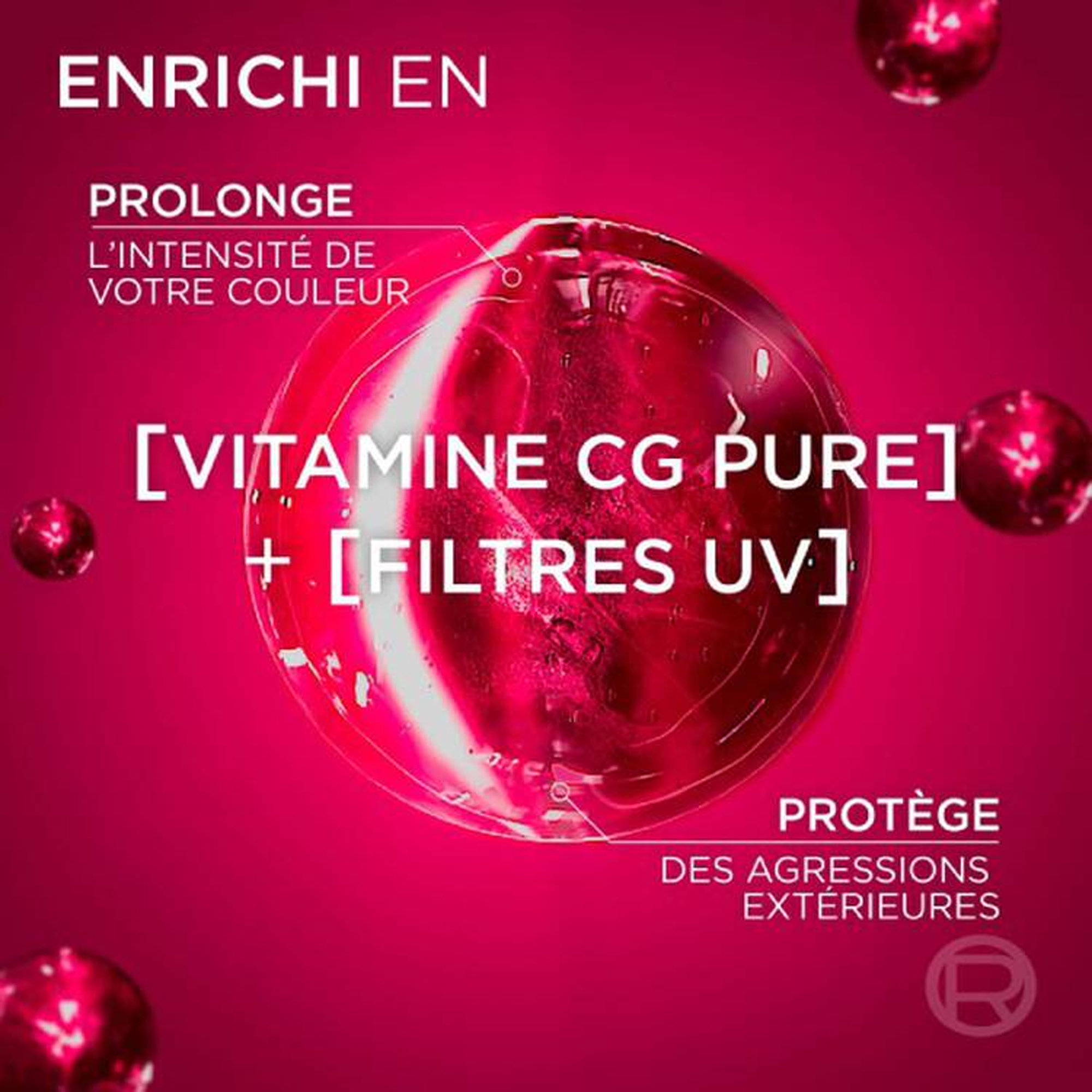 Elseve Color Vive Après-Shampooing Bouclier Couleur enrichi en Vitamine Cg Pure et Filtre UV