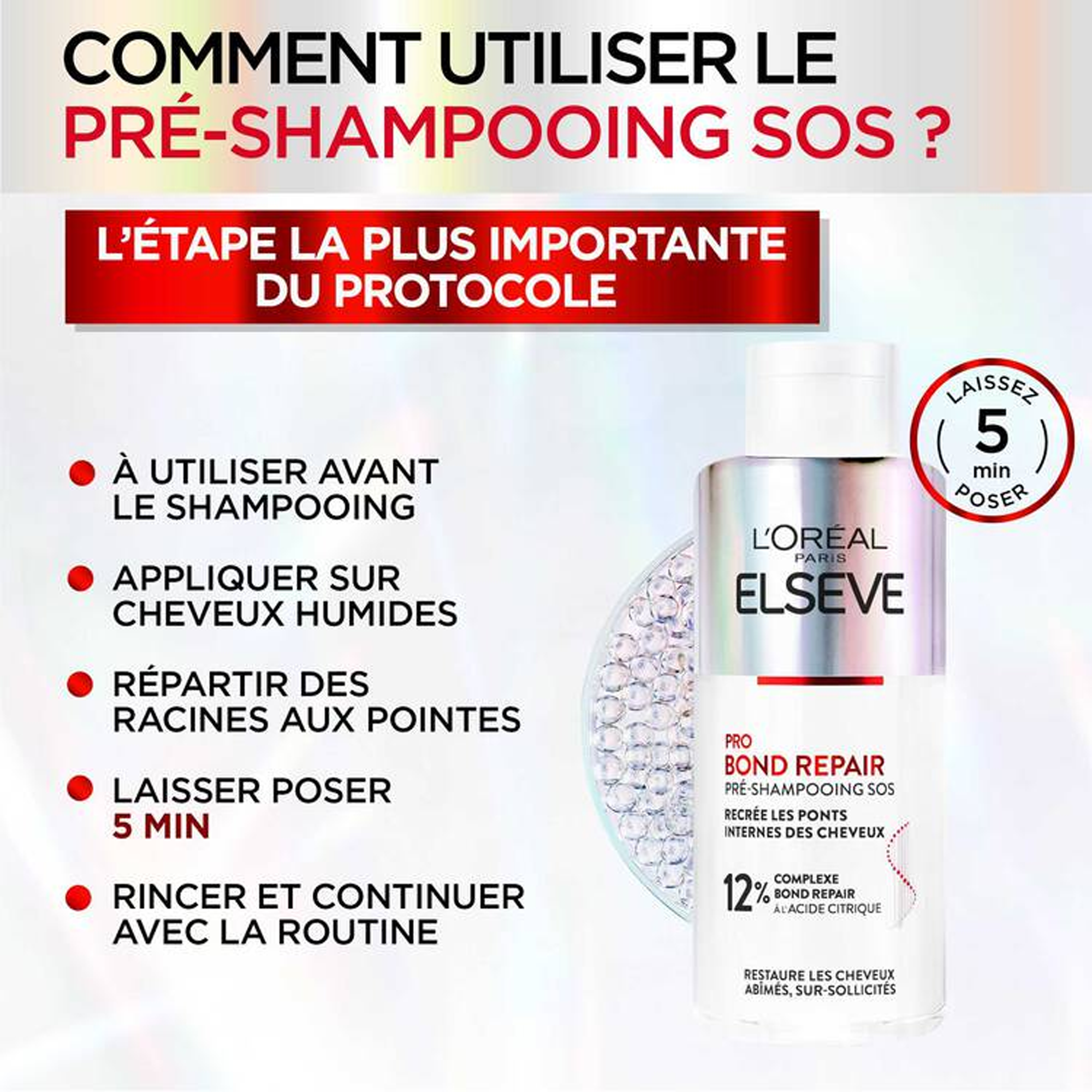 Elseve Pro Bond Repair Pré-Shampooing SOS
