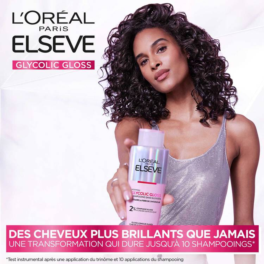 Elseve Glycolic Gloss Shampooing Gloss Sans Sulfates