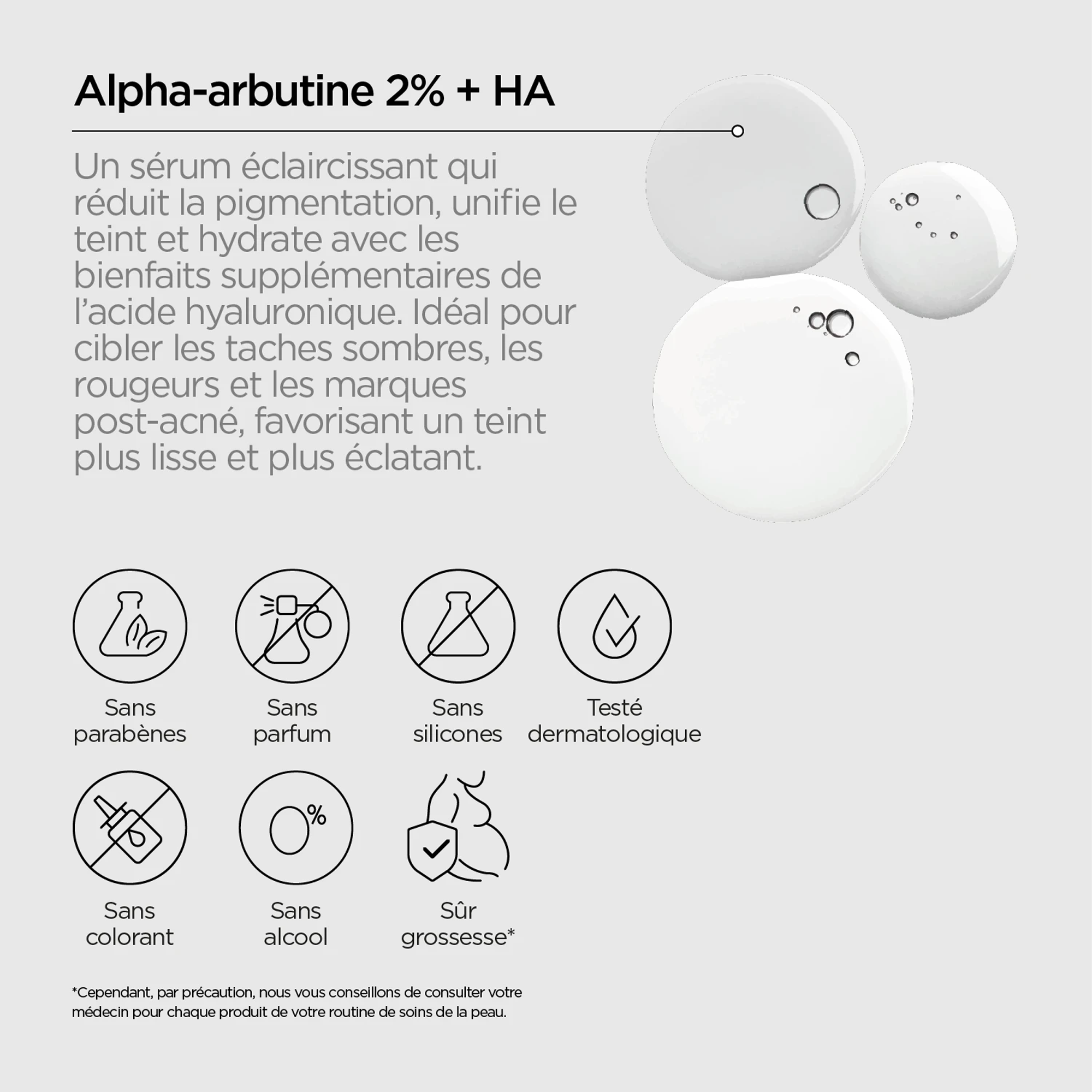 REVOX B77 JUST Alpha Arbutin 2% + HA – Sérum Anti-Taches & Éclat