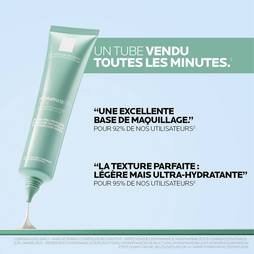 La Roche-Posay – Hydraphase HA Riche Crème Hydratante (50 ml)